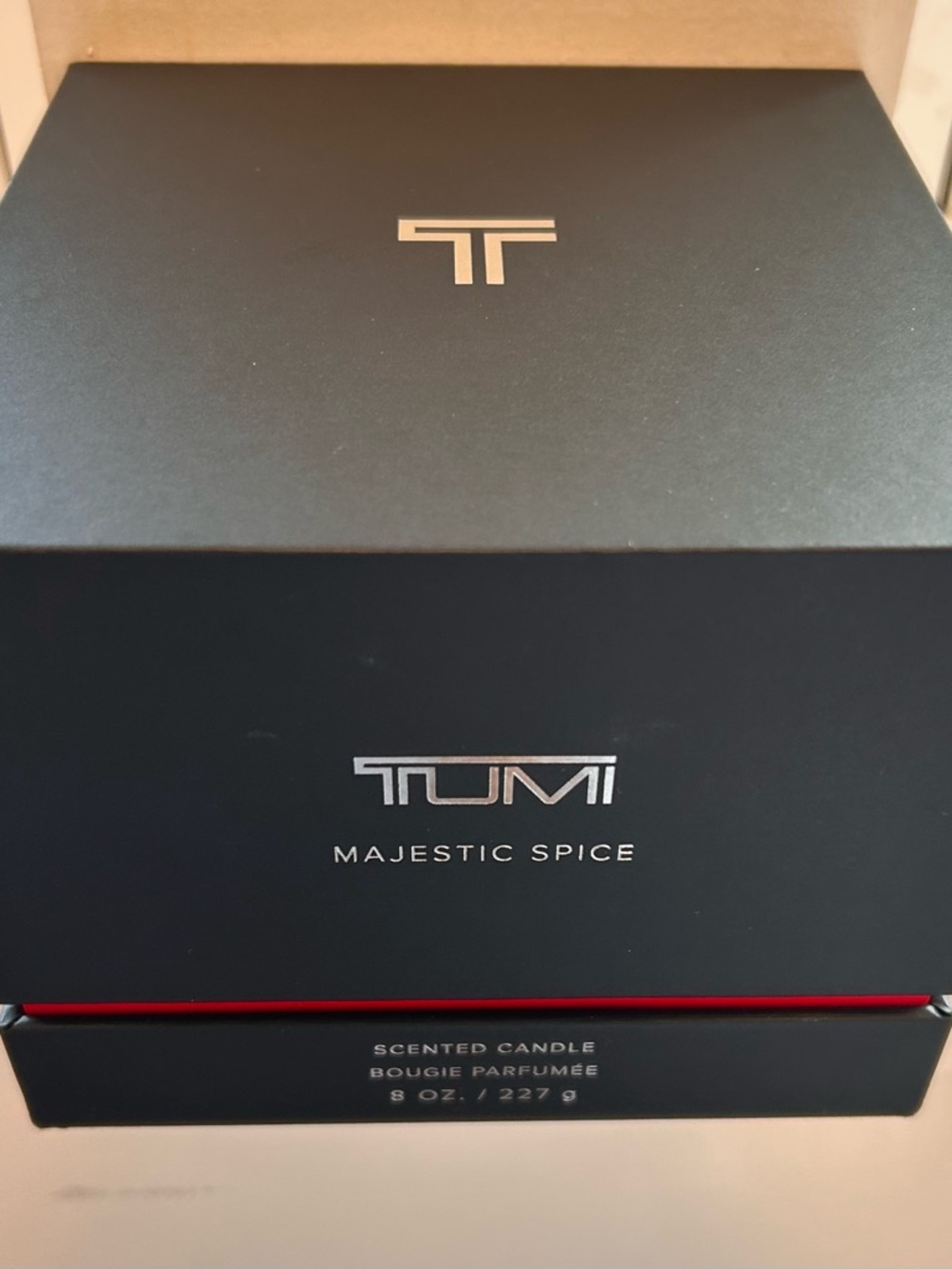 Tumi Majestic Spice Candle- New in Box